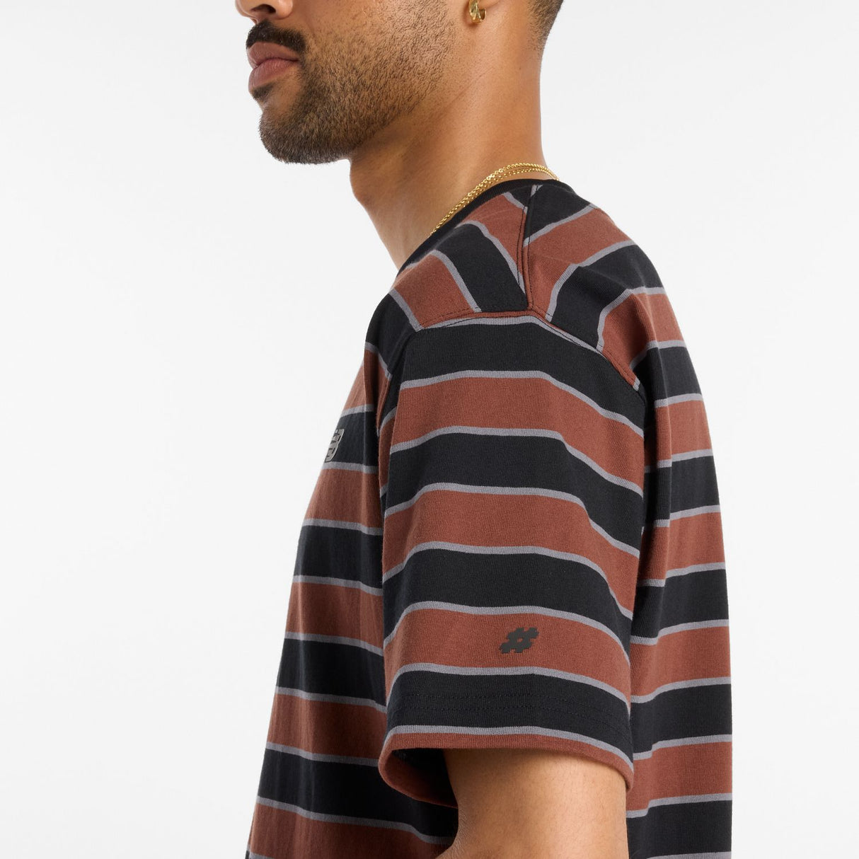 New Balance Men's Numeric Thin Stripe T-Shirt-8