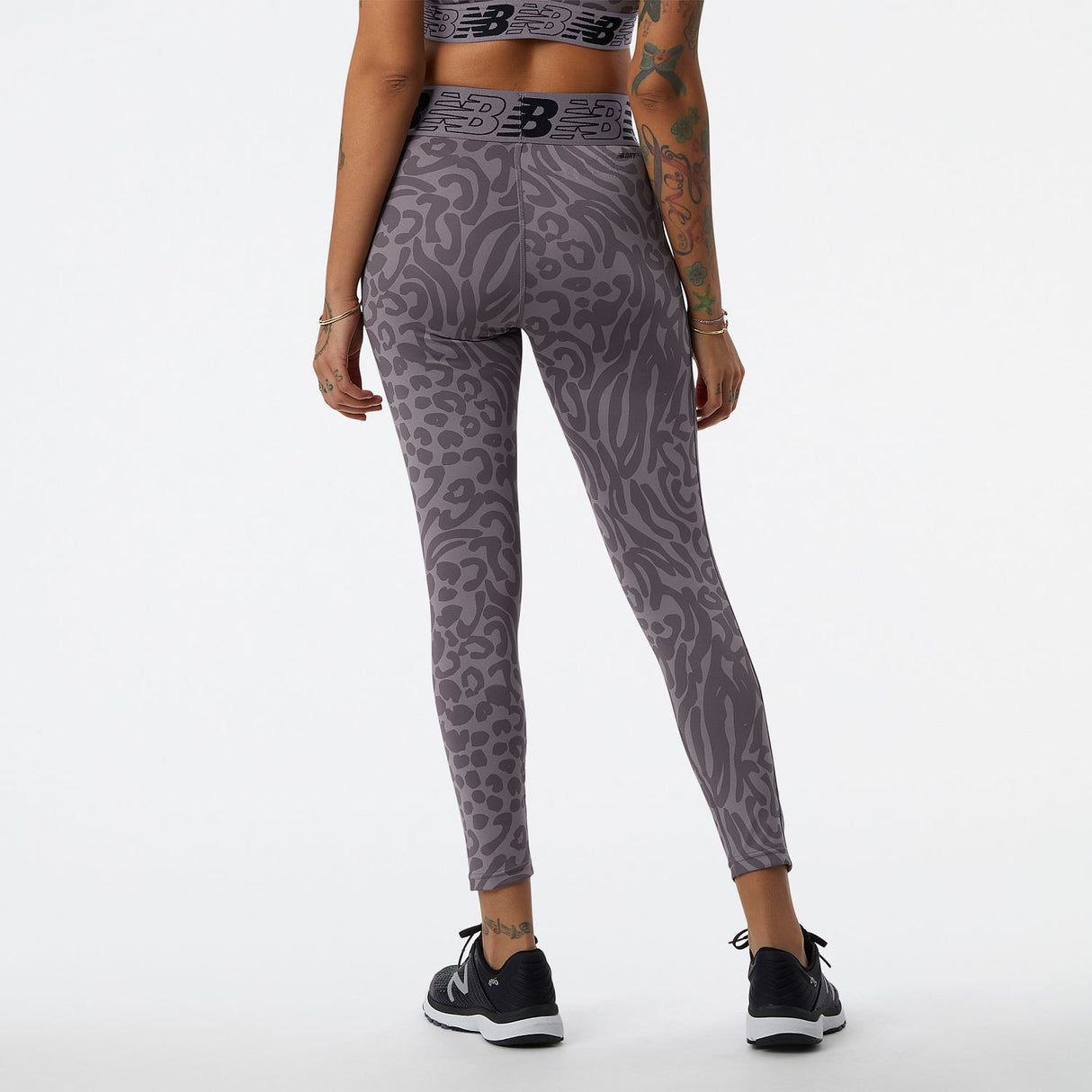 New Balance Women's Relentless Crossover Printed High Rise 7/8 Tights-3