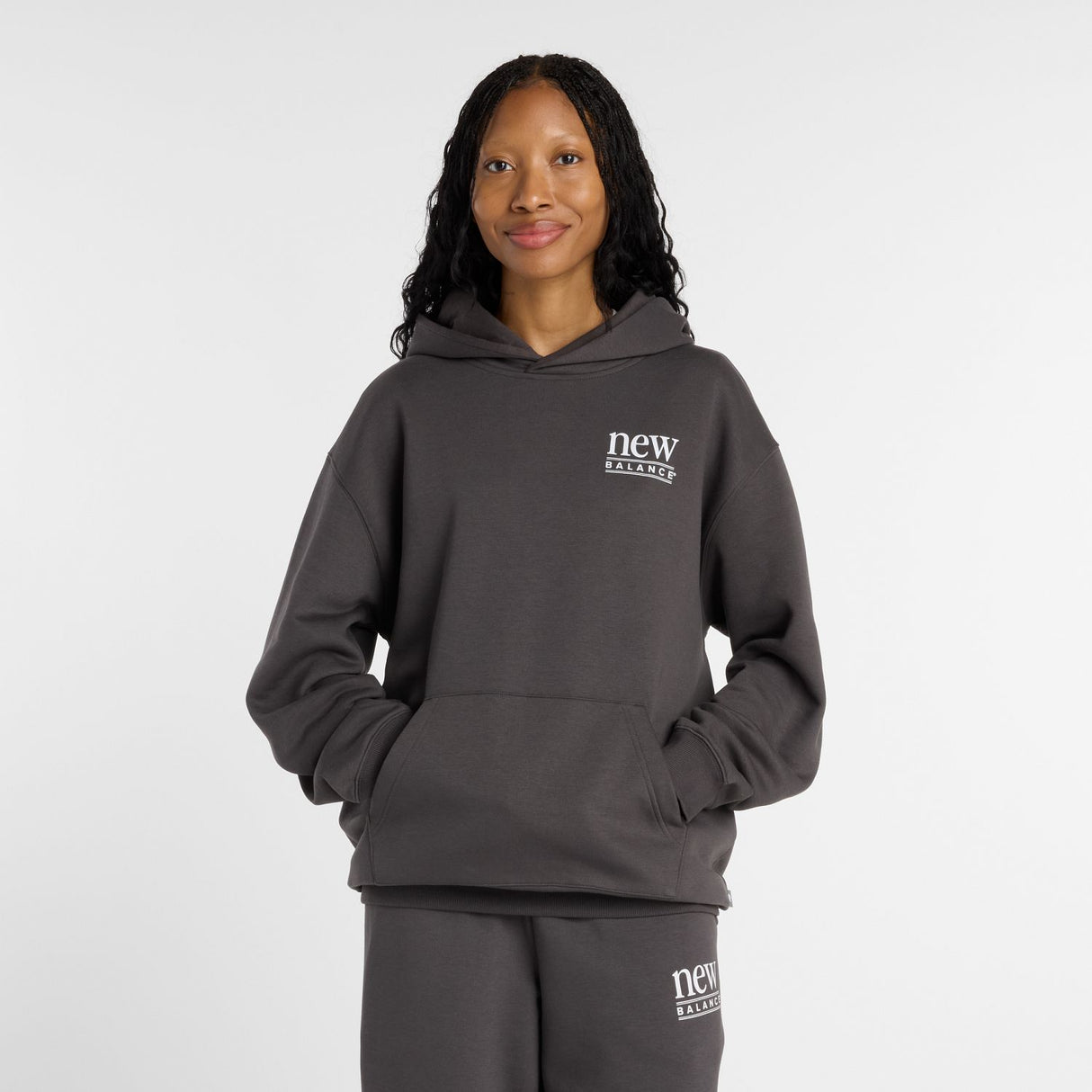 New Balance Women's Reimagined Fleece Long Length Hoodie-2