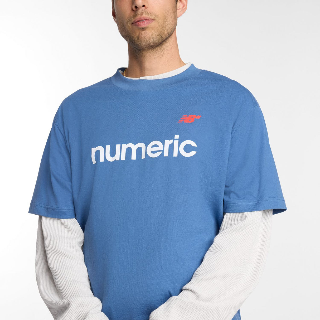 New Balance Men's Numeric Linear Logo T-Shirt-2