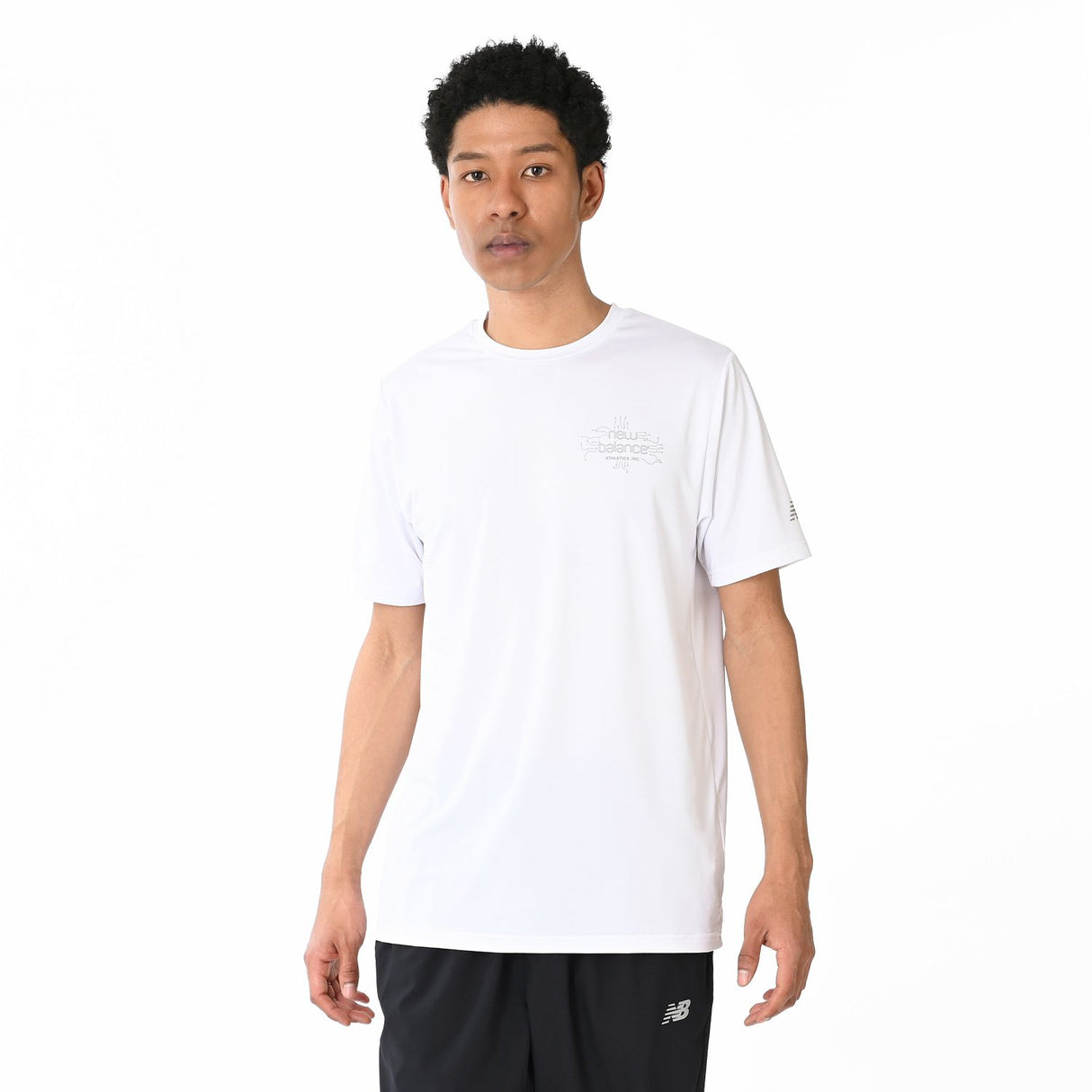 New Balance Men's Reflective Poly T-Shirt-3