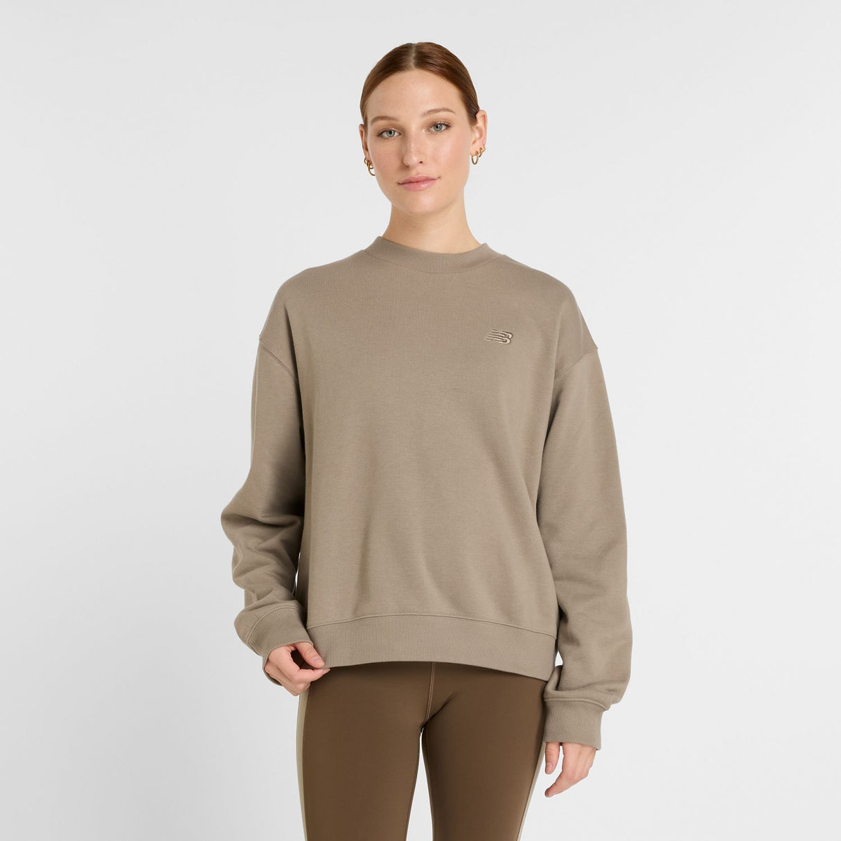 New Balance Women's Sport Essentials French Terry Crew-3