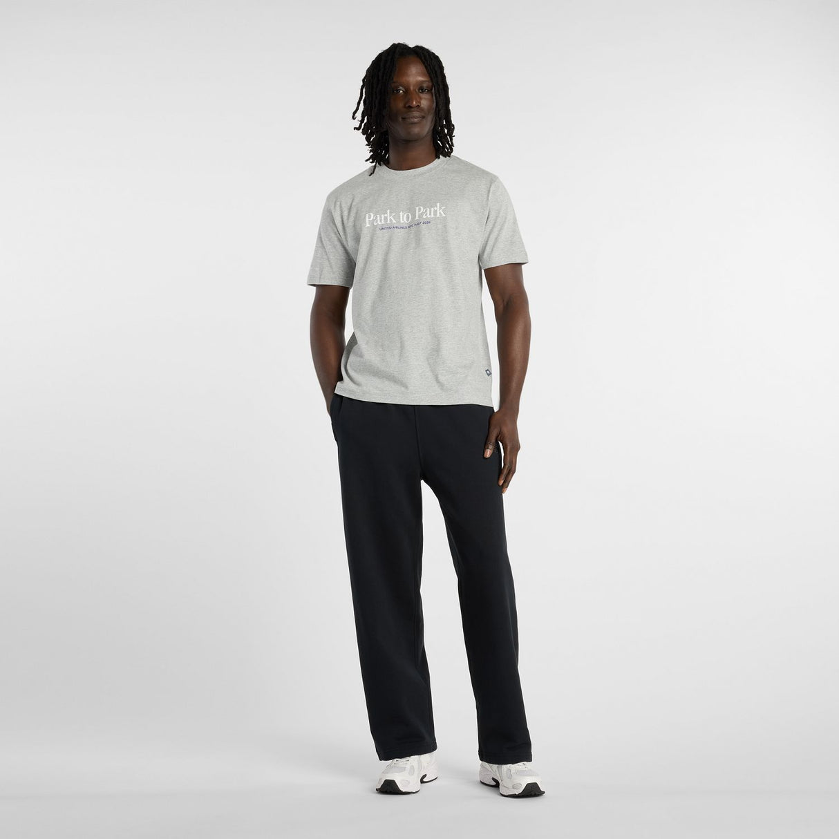 New Balance Men's United Airline NYC Half Slogan T-Shirt-7