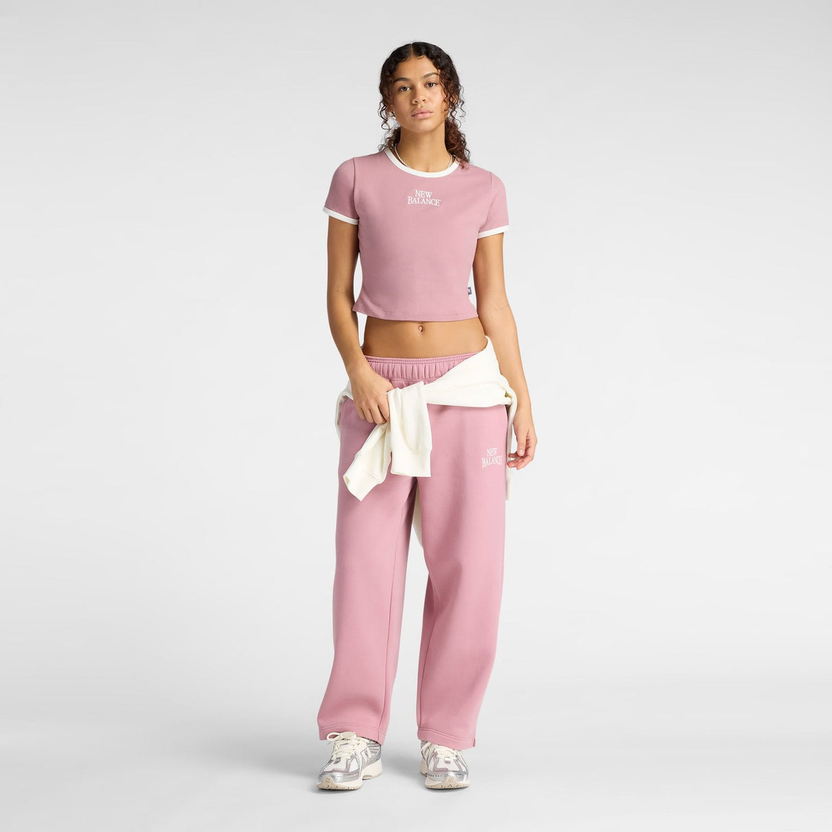New Balance Women's Trackside Ringer T-Shirt-7