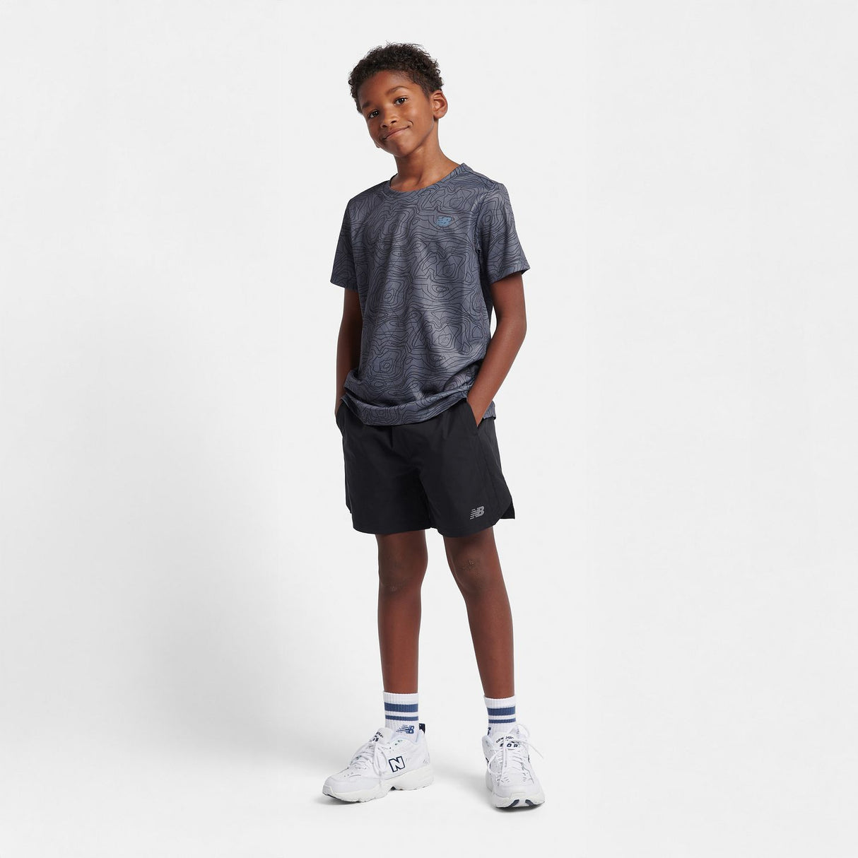 New Balance Boys' Essential Athletic Shorts-4