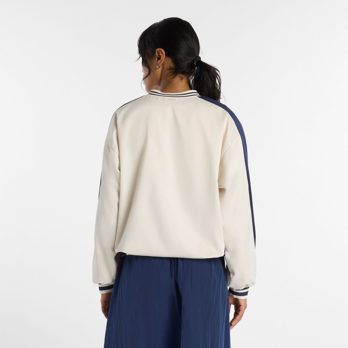New Balance Women's Satin Woven Pullover-3