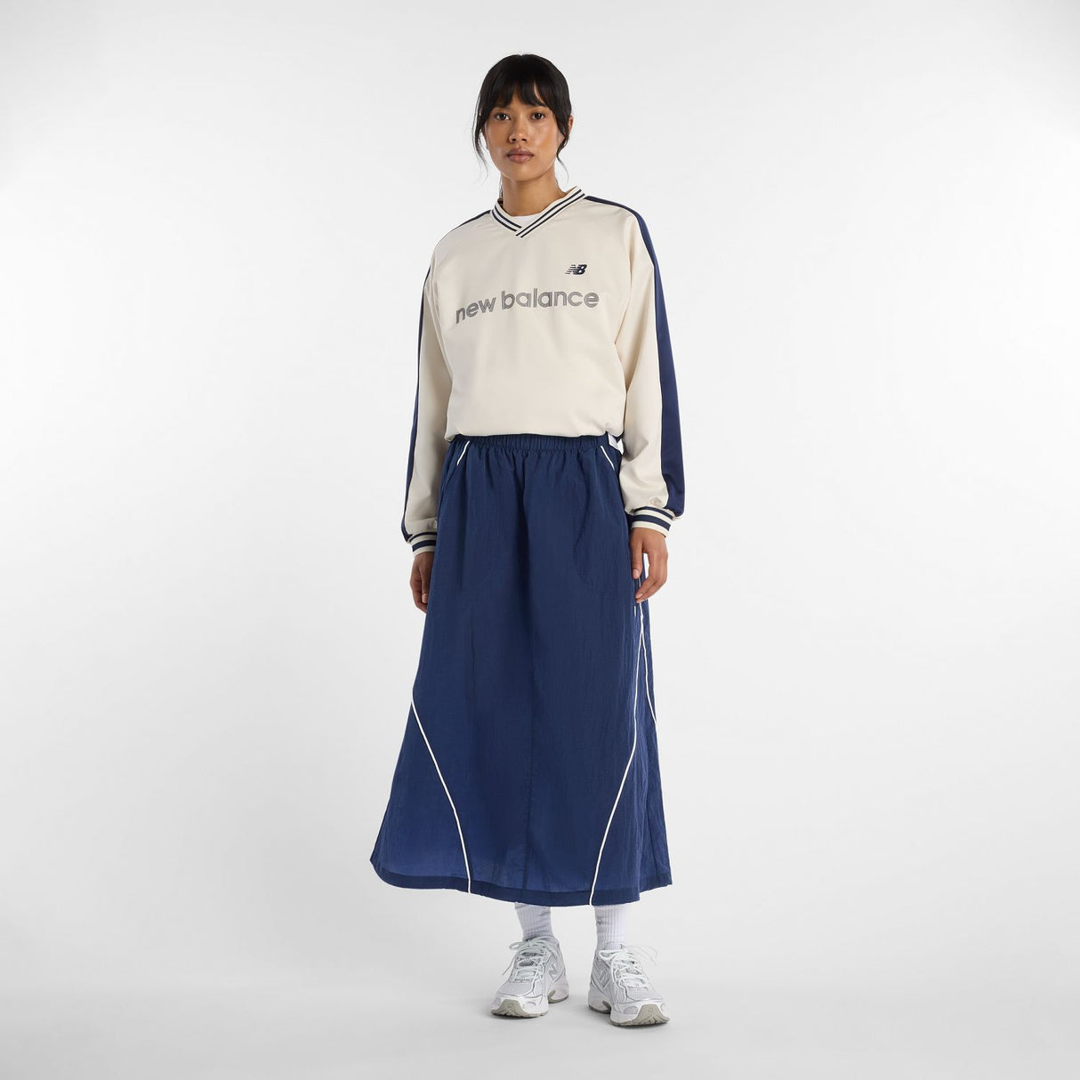 New Balance Women's Satin Woven Pullover-7