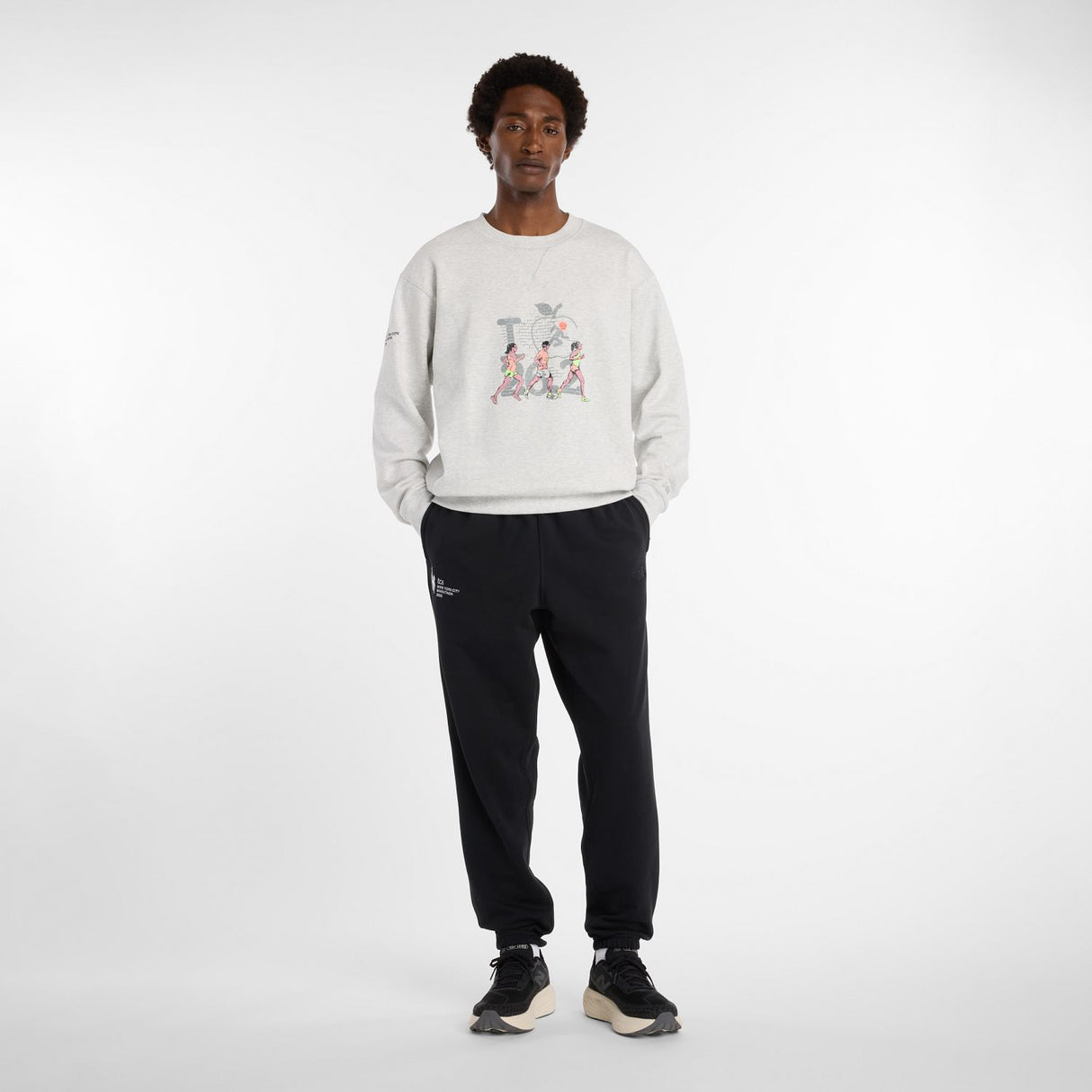 New Balance Men's NYC Marathon Athletics Crew-1