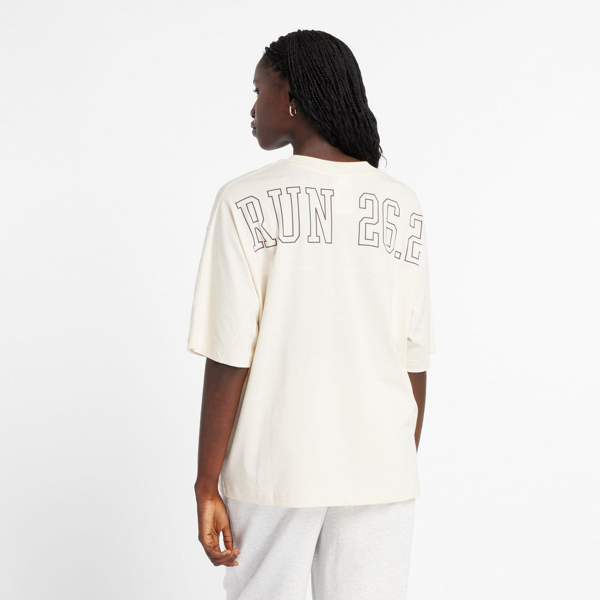 New Balance Women's NYC Marathon Graphic Oversized Jersey T-Shirt-3