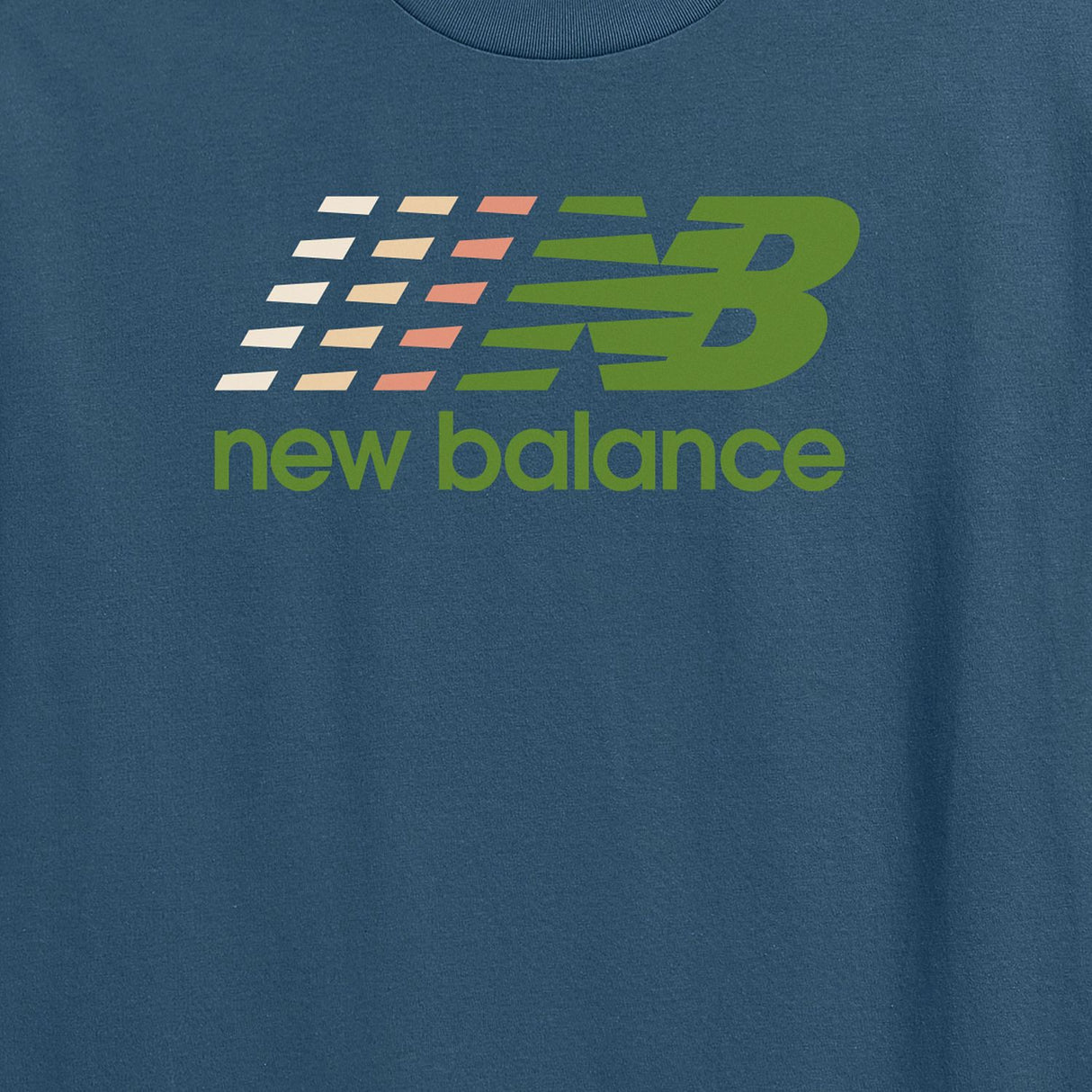 New Balance Men's Center Multi Color Logo T-Shirt-3