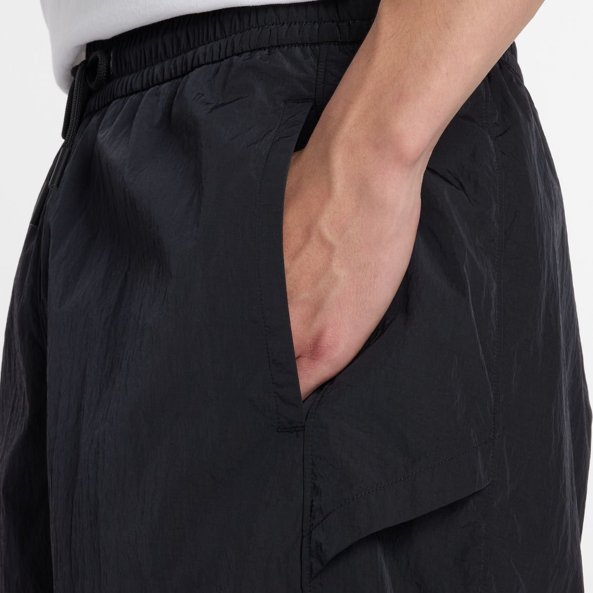 New Balance Men's Nylon Wide Tapered Pants-5