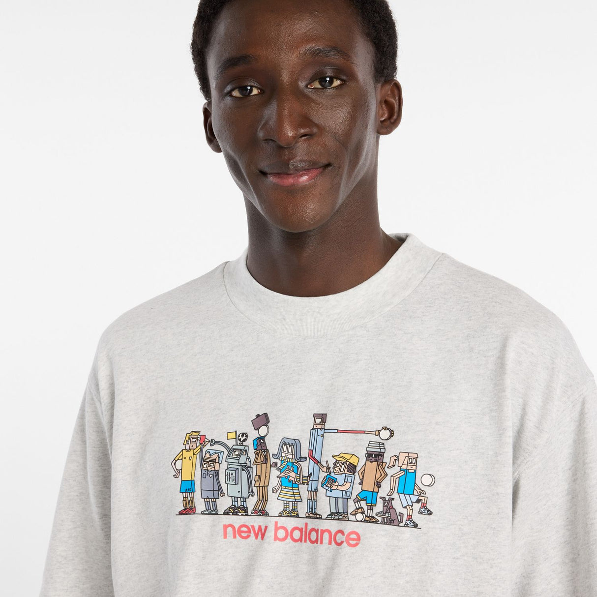 New Balance Men's Ghica Line Up Oversized T-shirt-5