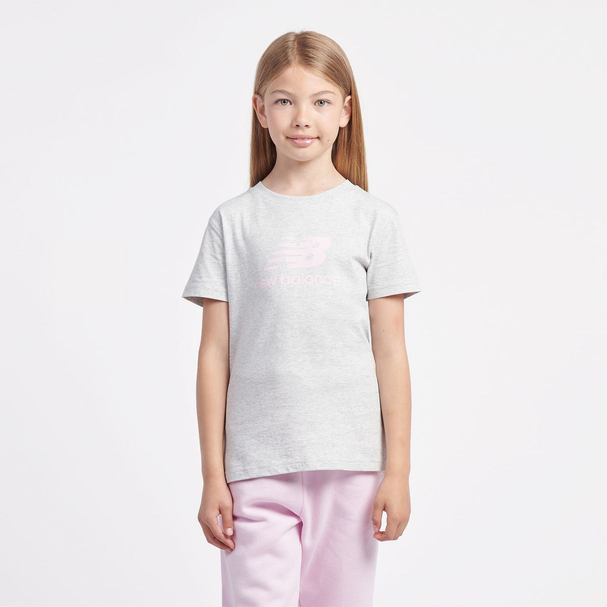 New Balance Youth Jersey Stacked Logo T-Shirt-5