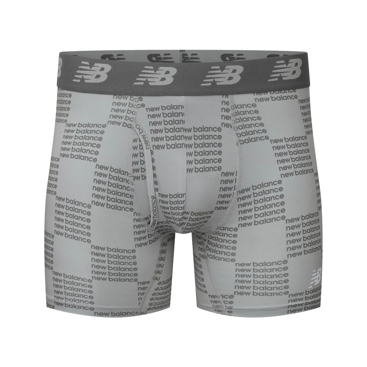 New Balance Men's Premium 6 Inch Boxer Brief with Fly 3 Pack-2