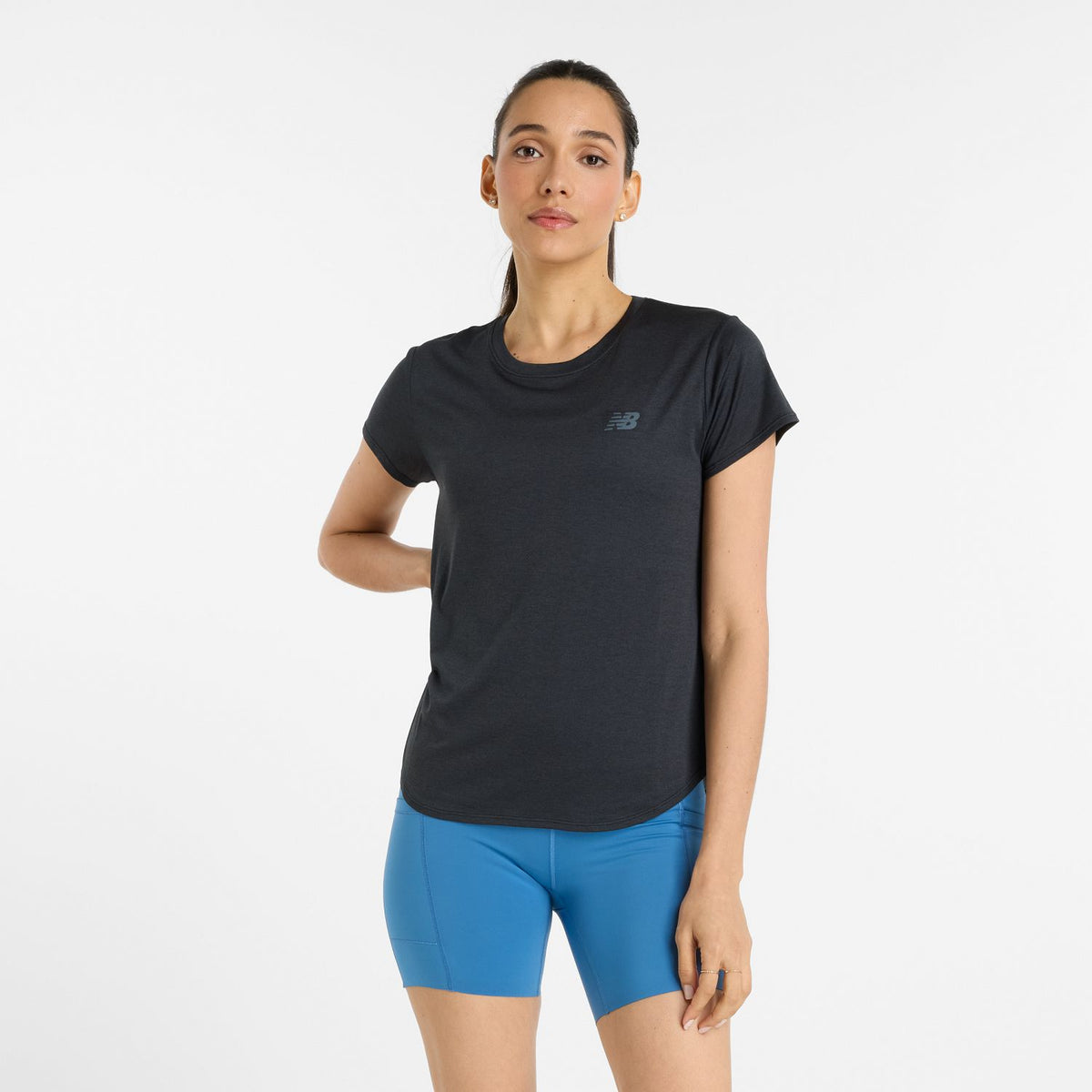 New Balance Women's Sport Core Heather T-Shirt Womens Apparel Shirts & Tops