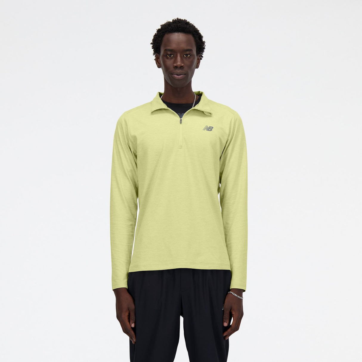 New Balance Men's Space Dye 1/4 Zip Shirt-1