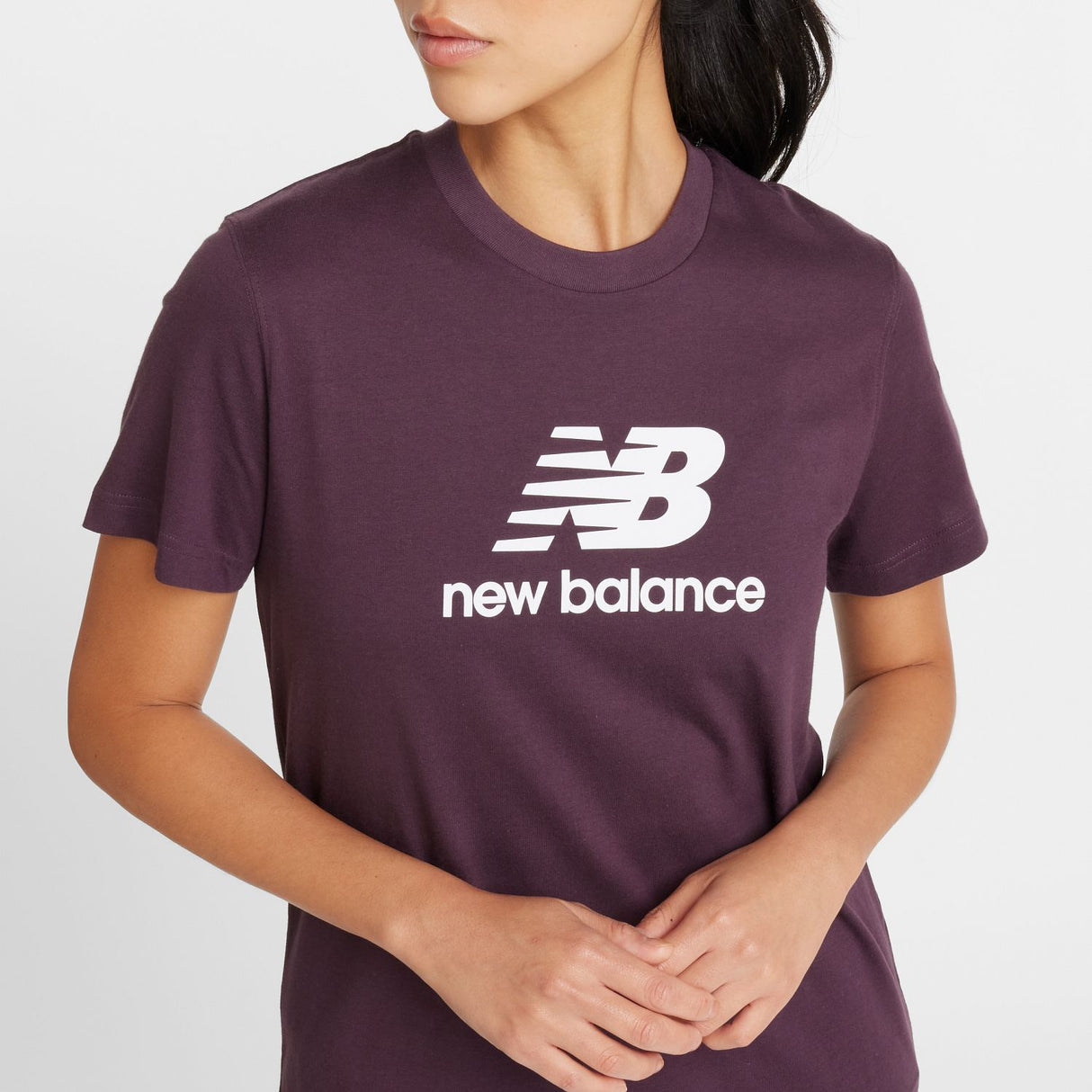 New Balance Women's Sport Essentials Jersey Logo T-Shirt-4