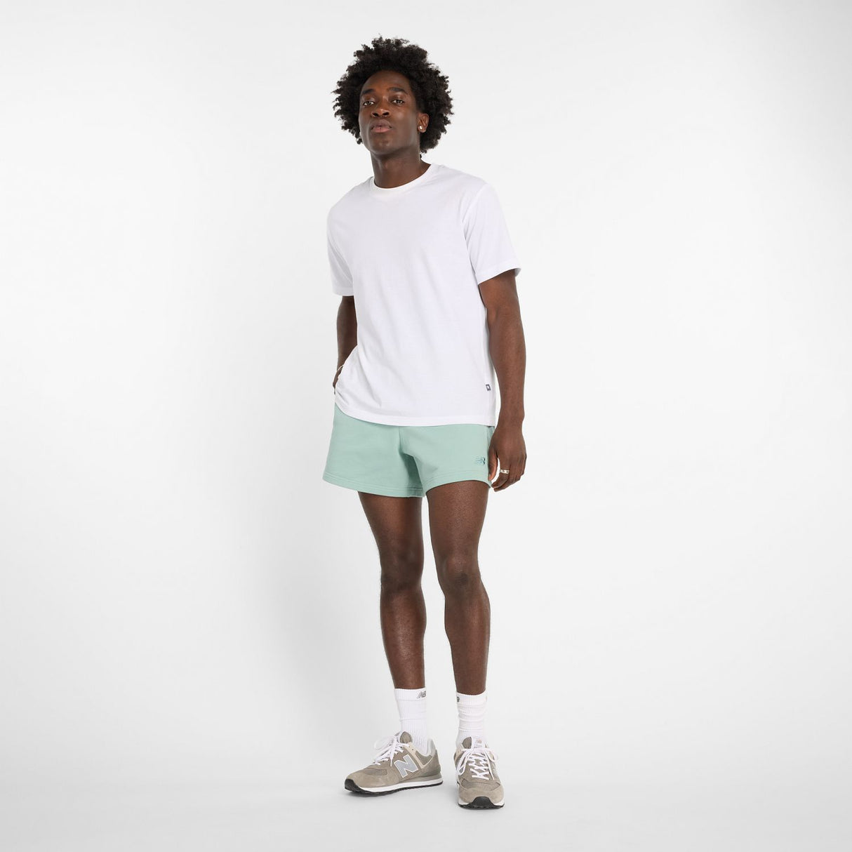 New Balance Men's Athletics French Terry Short 5-7