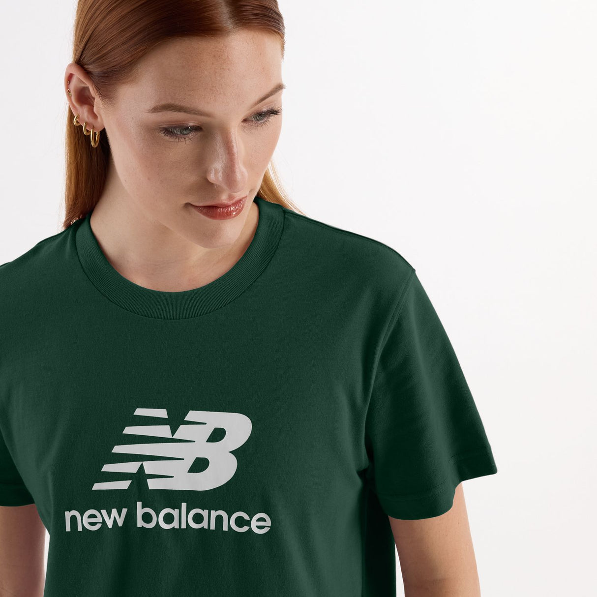 New Balance Women's Sport Essentials Jersey Logo T-Shirt-4