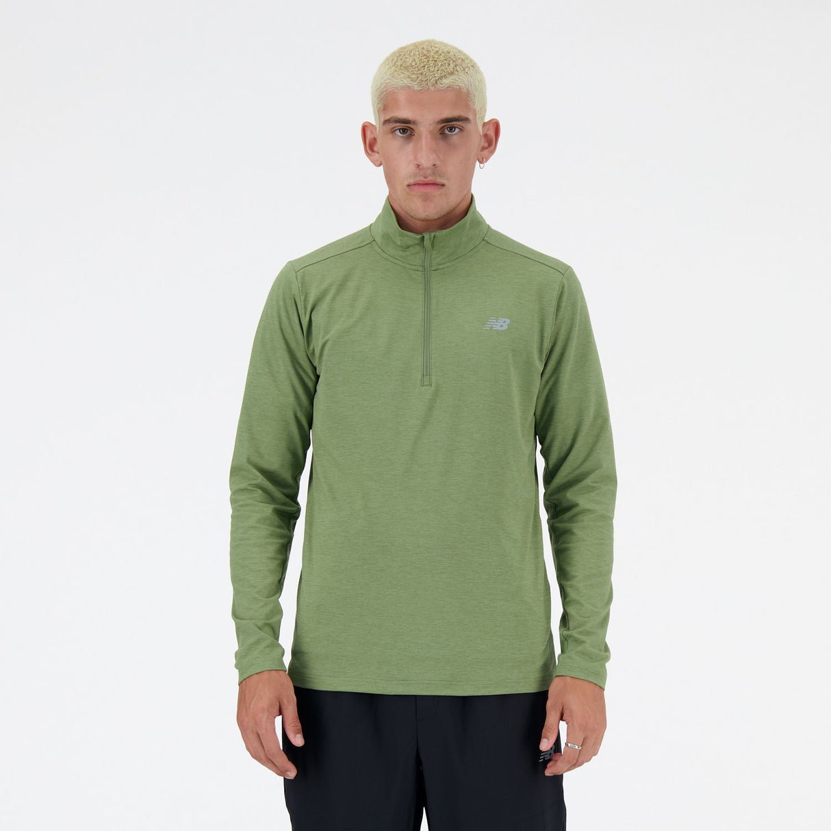 New Balance Men's Space Dye 1/4 Zip Shirt-1