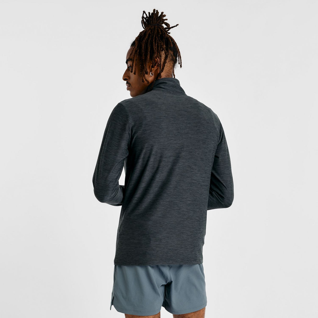 New Balance Men's Space Dye 1/4 Zip Shirt-5