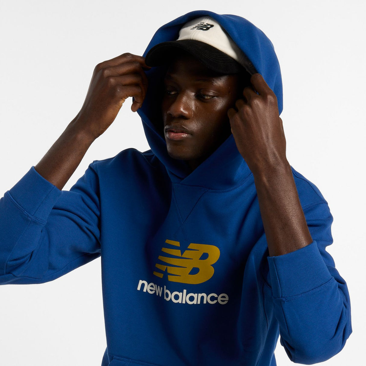 New Balance Men's Athletics French Terry Logo Hoodie-2