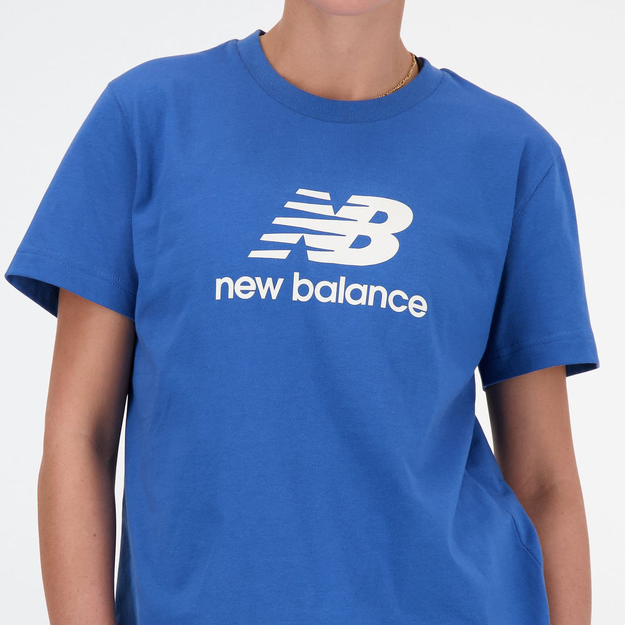 New Balance Women's Sport Essentials Jersey Logo T-Shirt-4