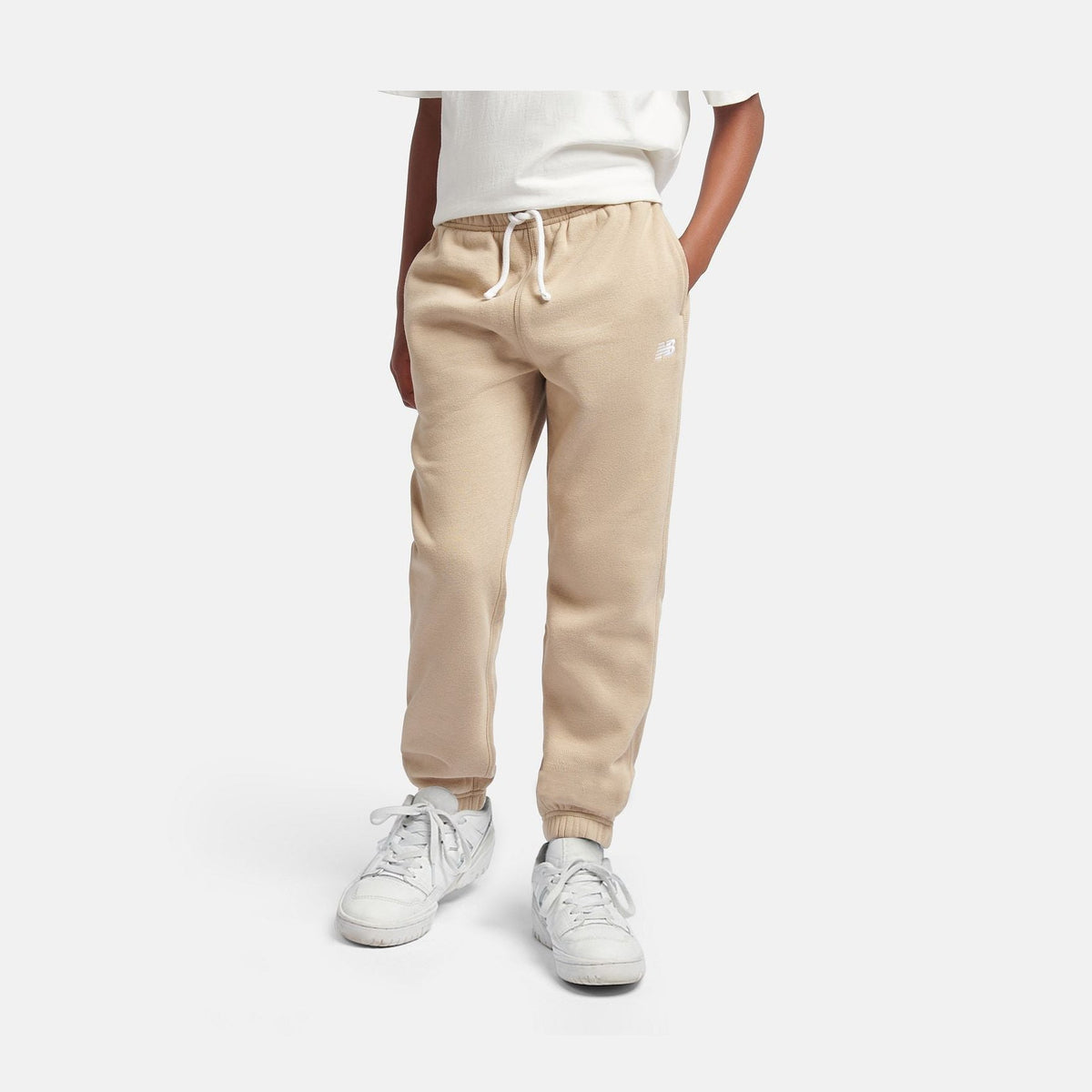 New Balance Youth Brush Back Small Logo Jogger-5
