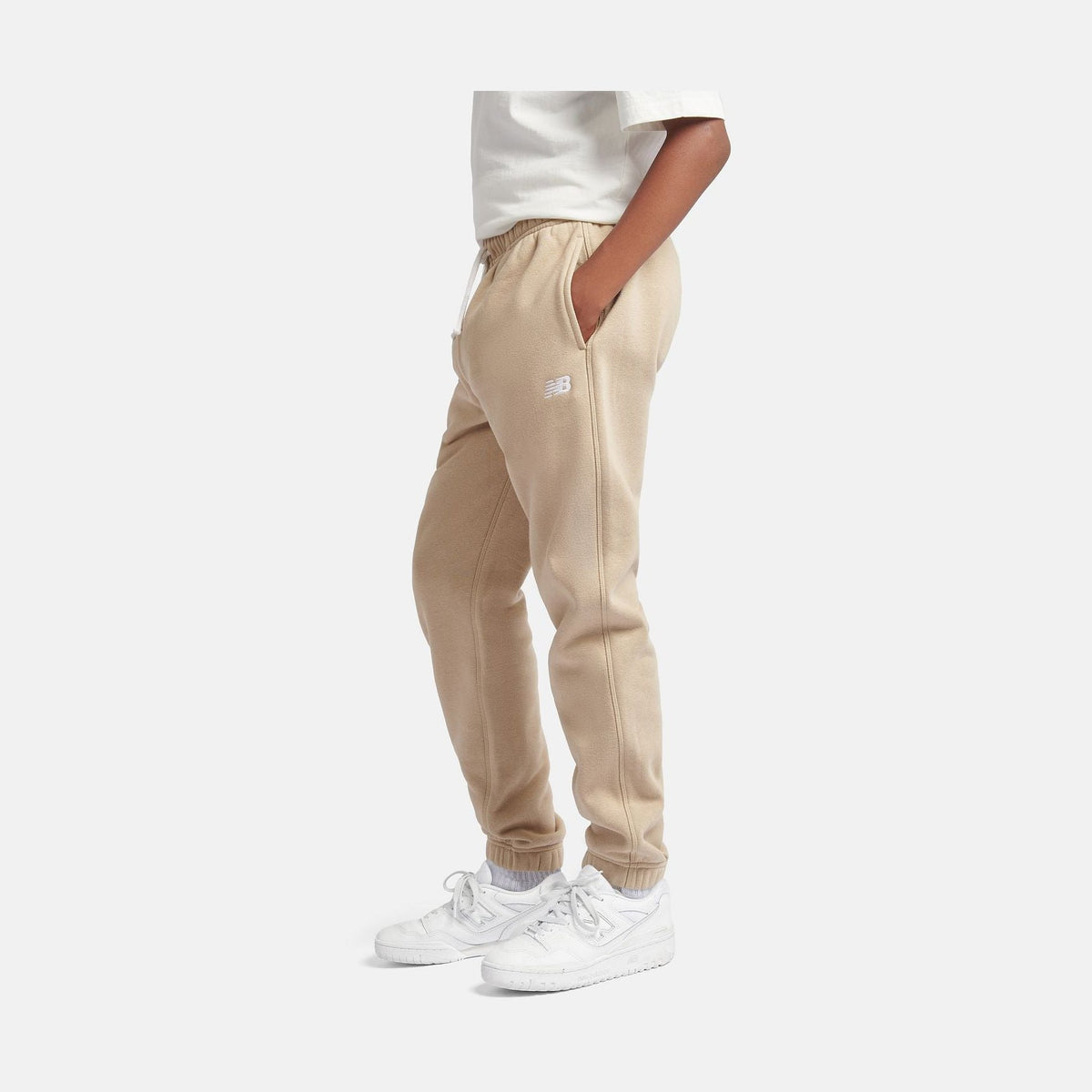 New Balance Youth Brush Back Small Logo Jogger-6