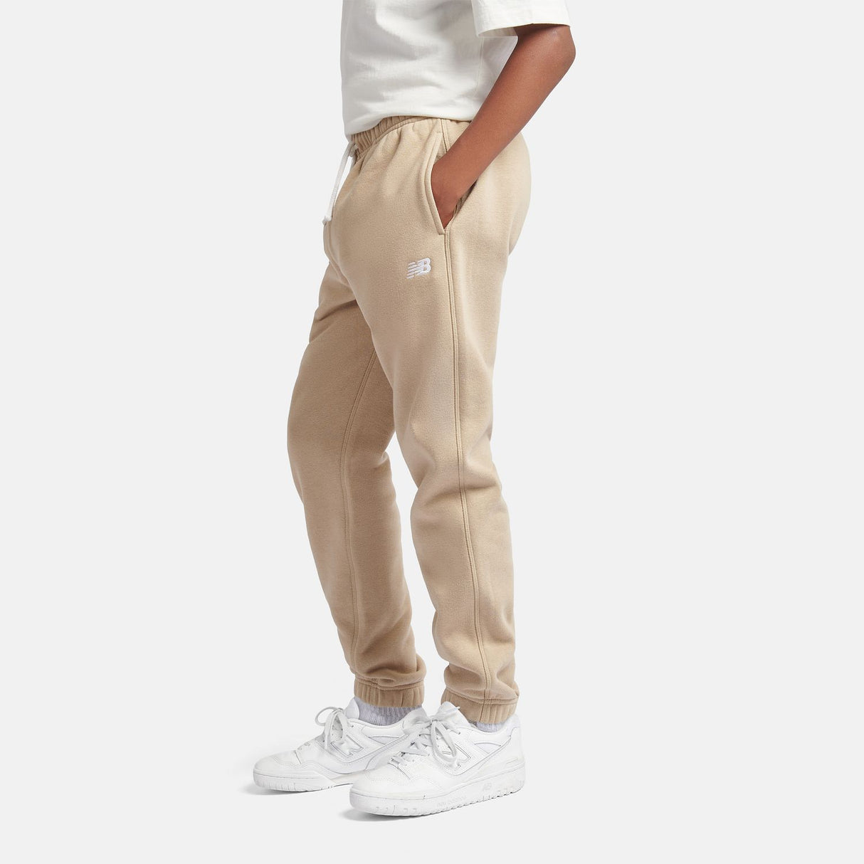 New Balance Youth Brush Back Small Logo Jogger-6