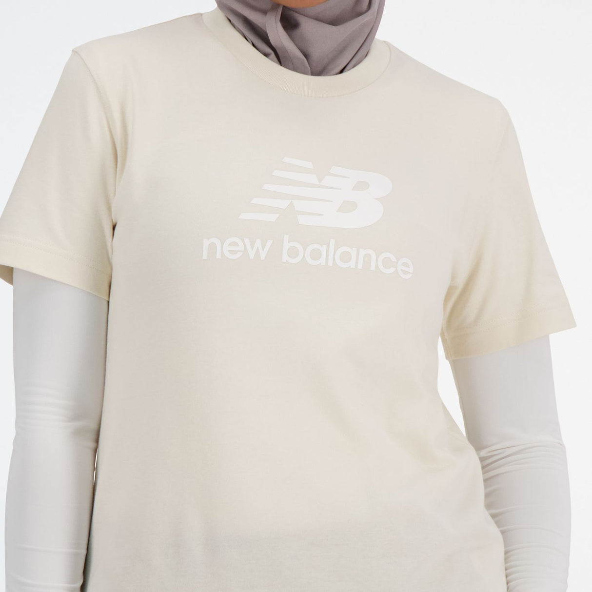 New Balance Women's Sport Essentials Jersey Logo T-Shirt-4