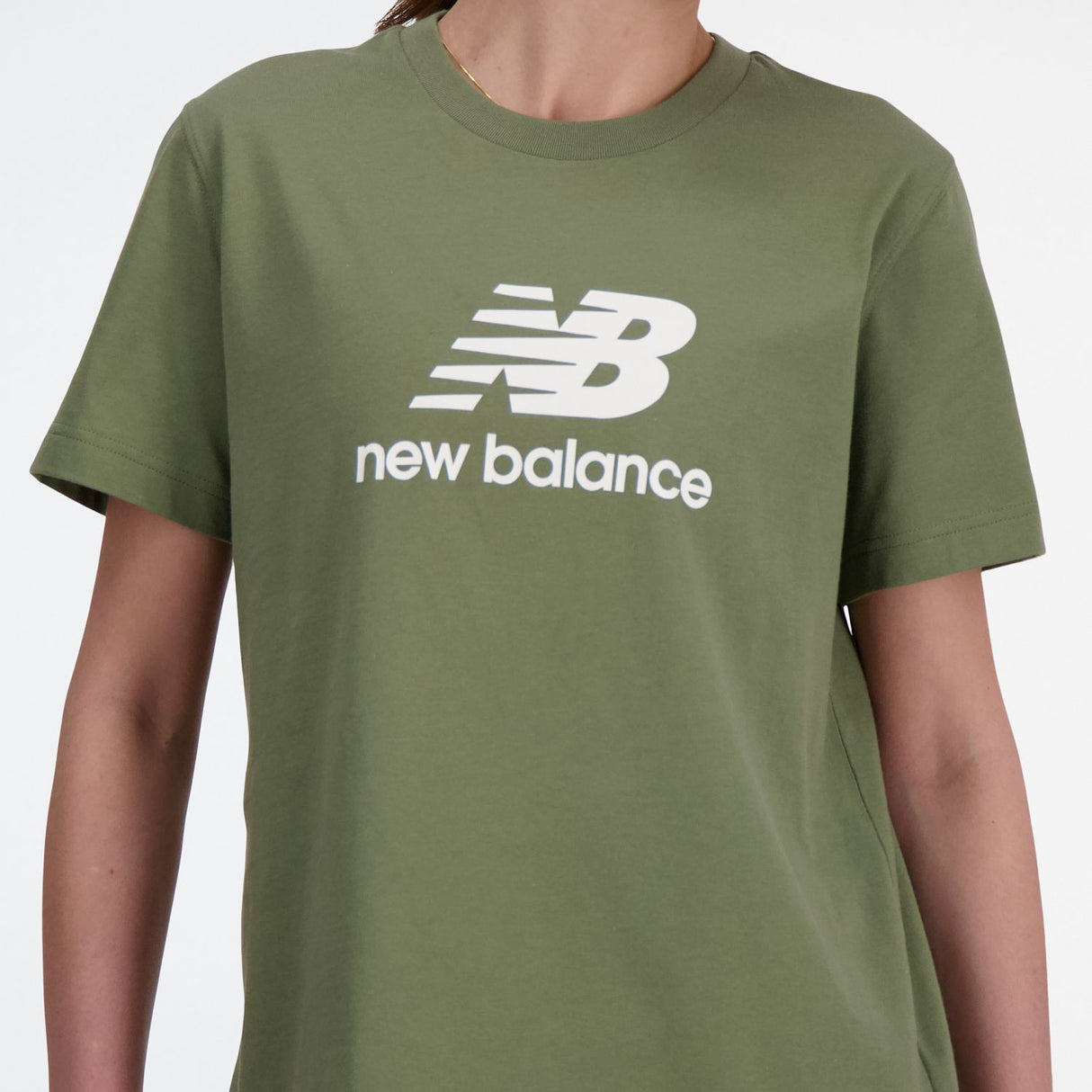New Balance Women's Sport Essentials Jersey Logo T-Shirt-4