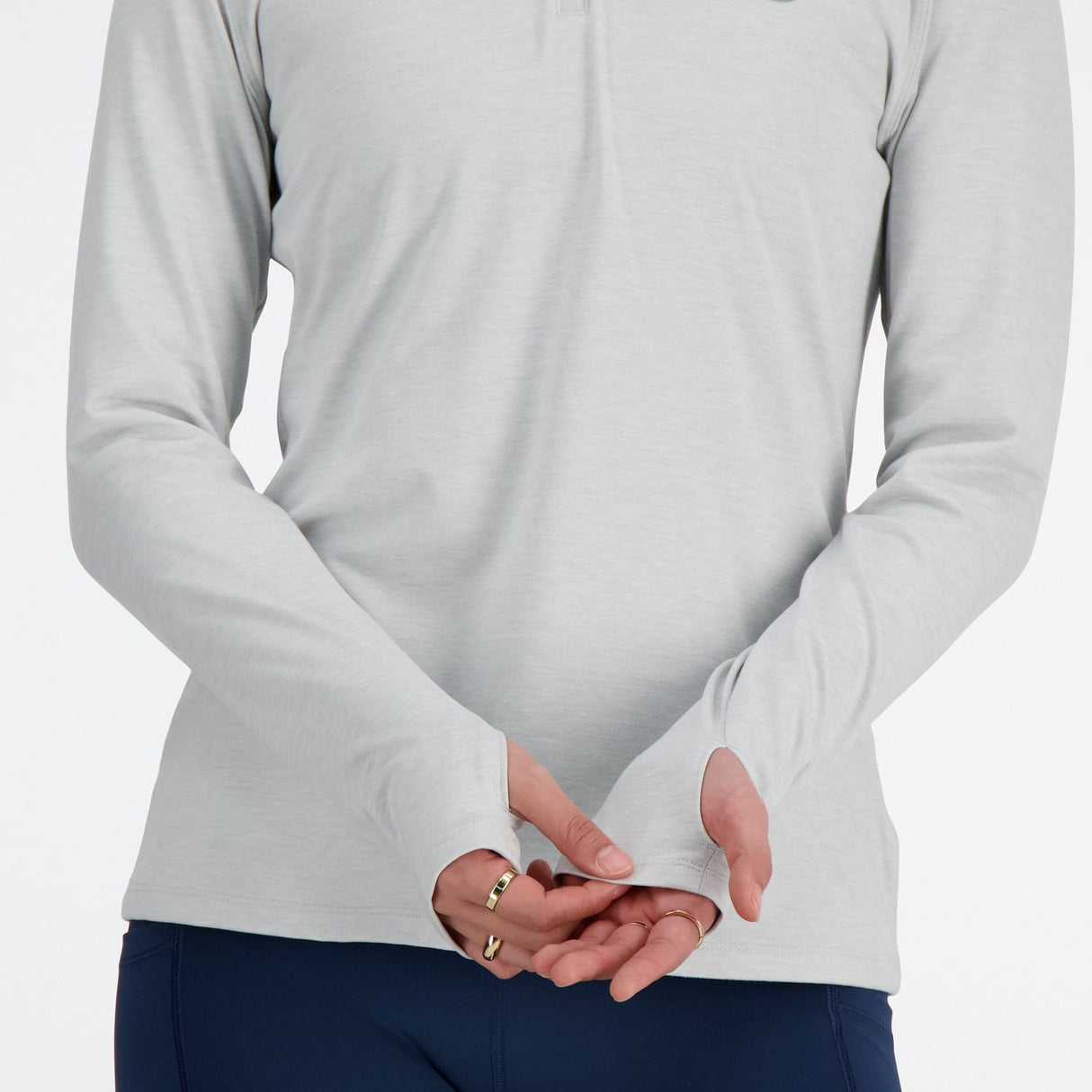 New Balance Women's Sport Essentials Space Dye Quarter Zip-7