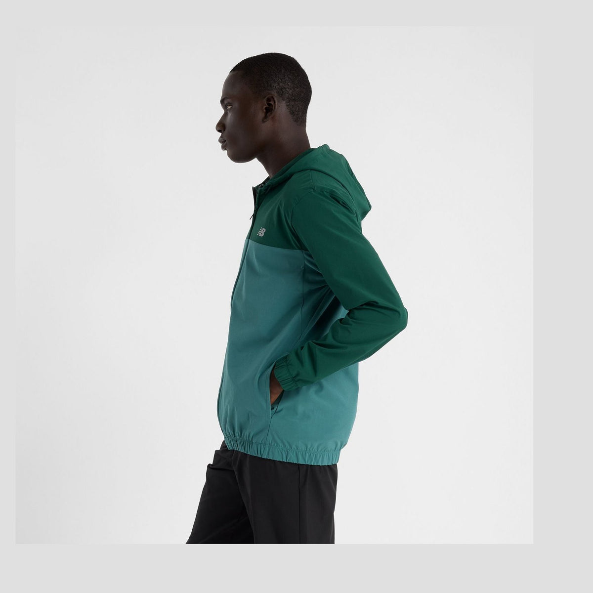 New Balance Men's Woven Full Zip Jacket-2