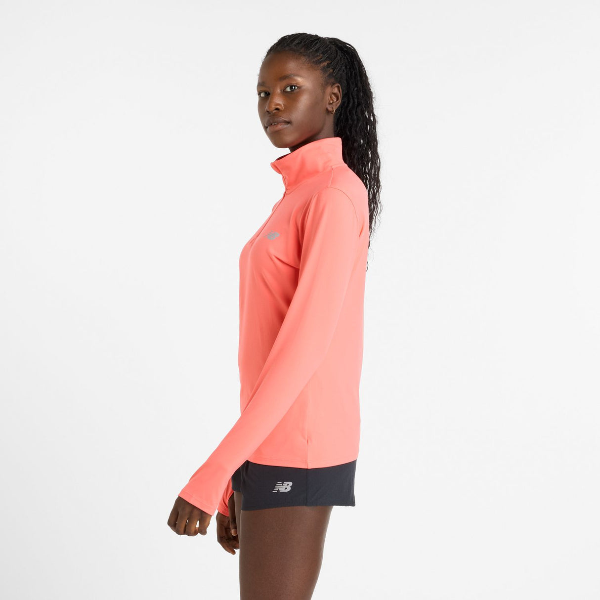 New Balance Women's Sport Essentials Space Dye Quarter Zip-2
