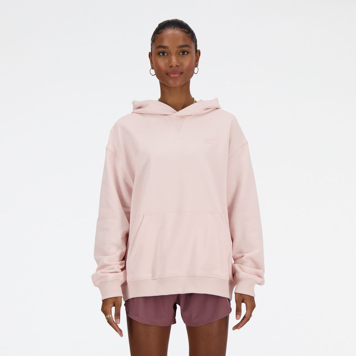 New Balance Women's Athletics French Terry Hoodie-1