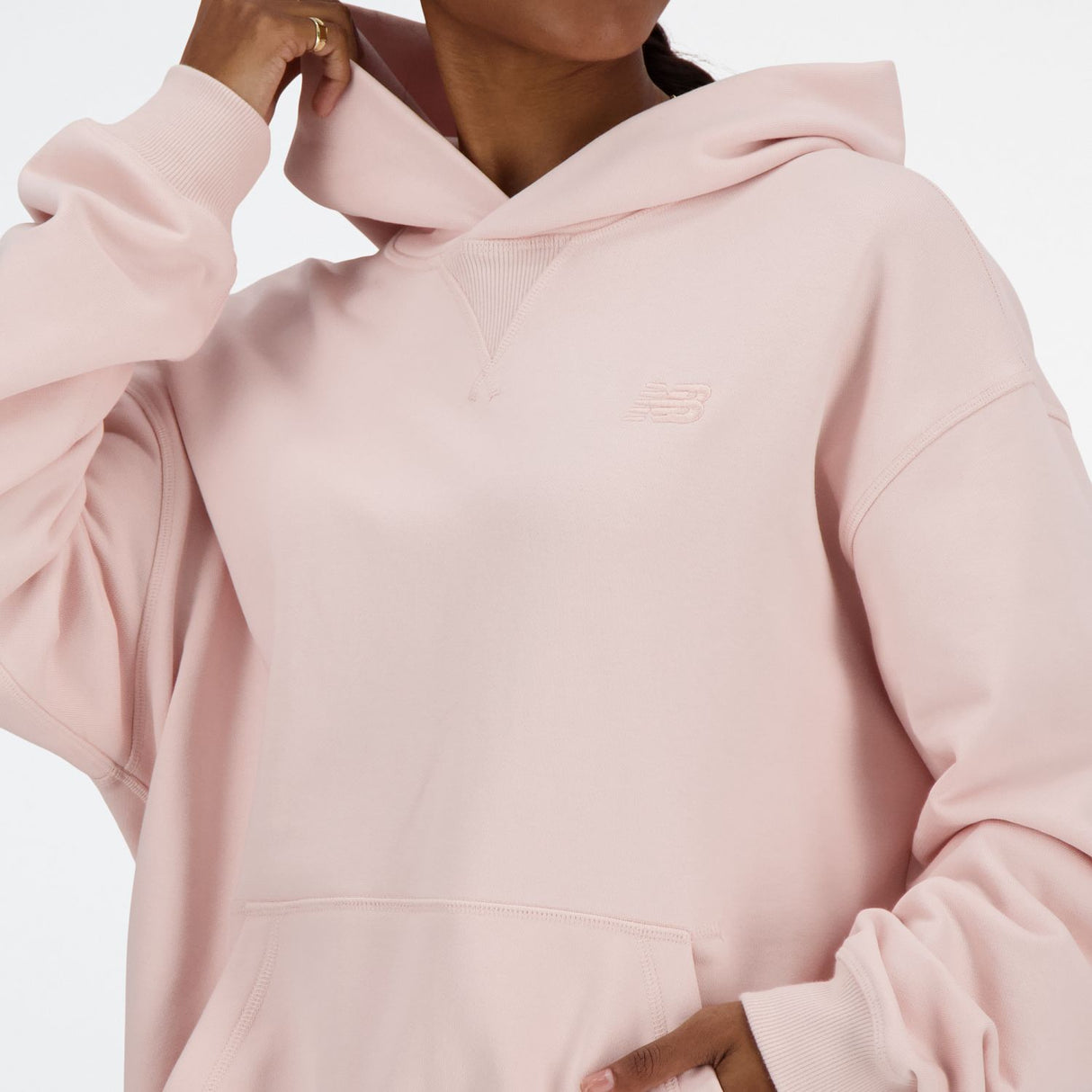 New Balance Women's Athletics French Terry Hoodie-10