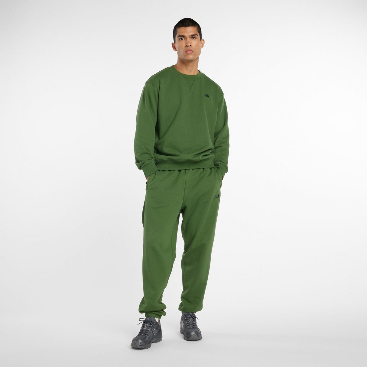 New Balance Men's Athletics French Terry Crew-1
