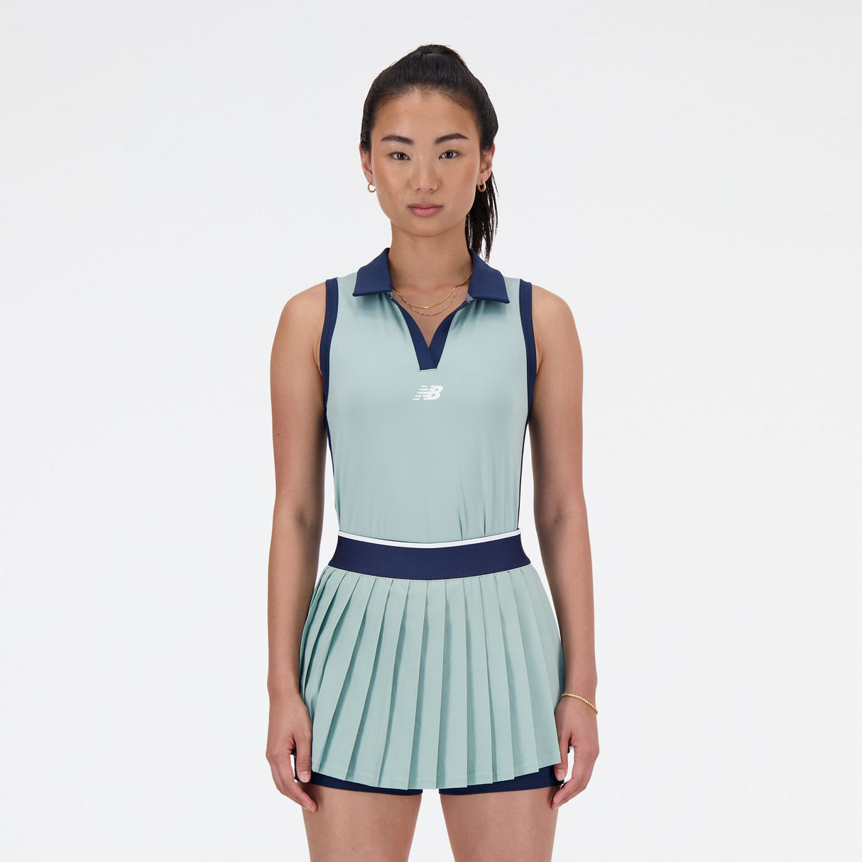 New Balance Women's Collared Tournament Tank-3