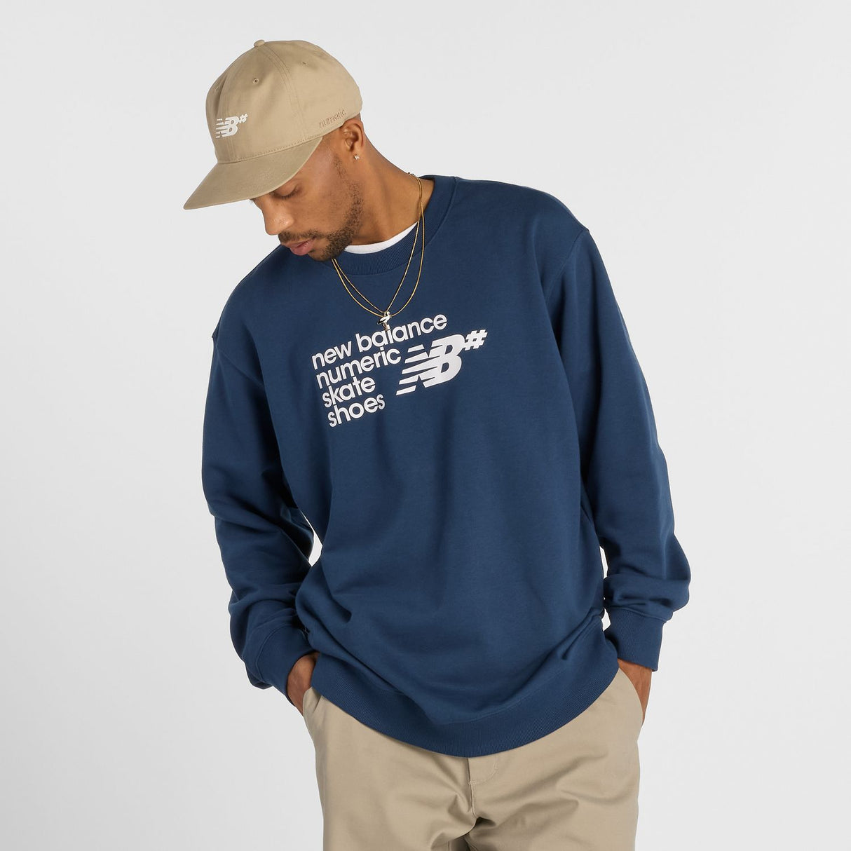 New Balance Men's Numeric French Terry Crew-3