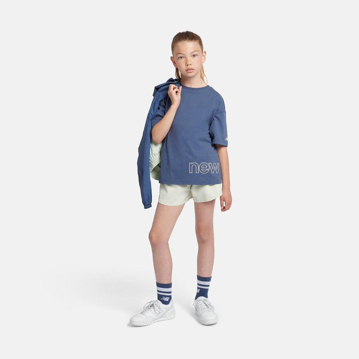 New Balance Youth Girl's Woven Shorts-4