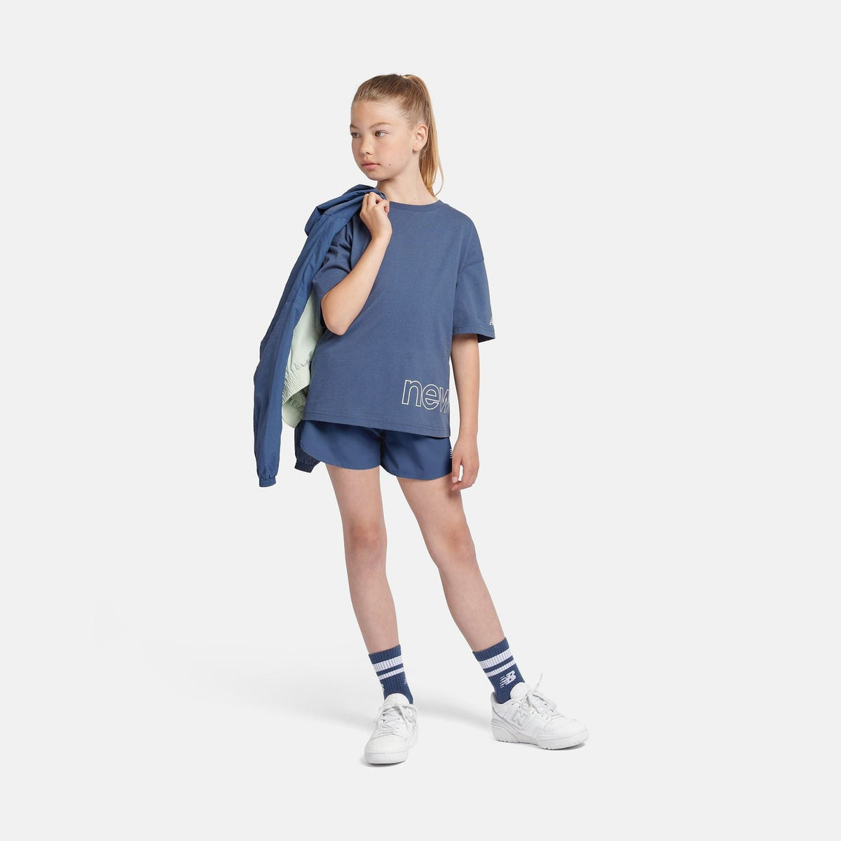 New Balance Youth Girl's Woven Shorts-4