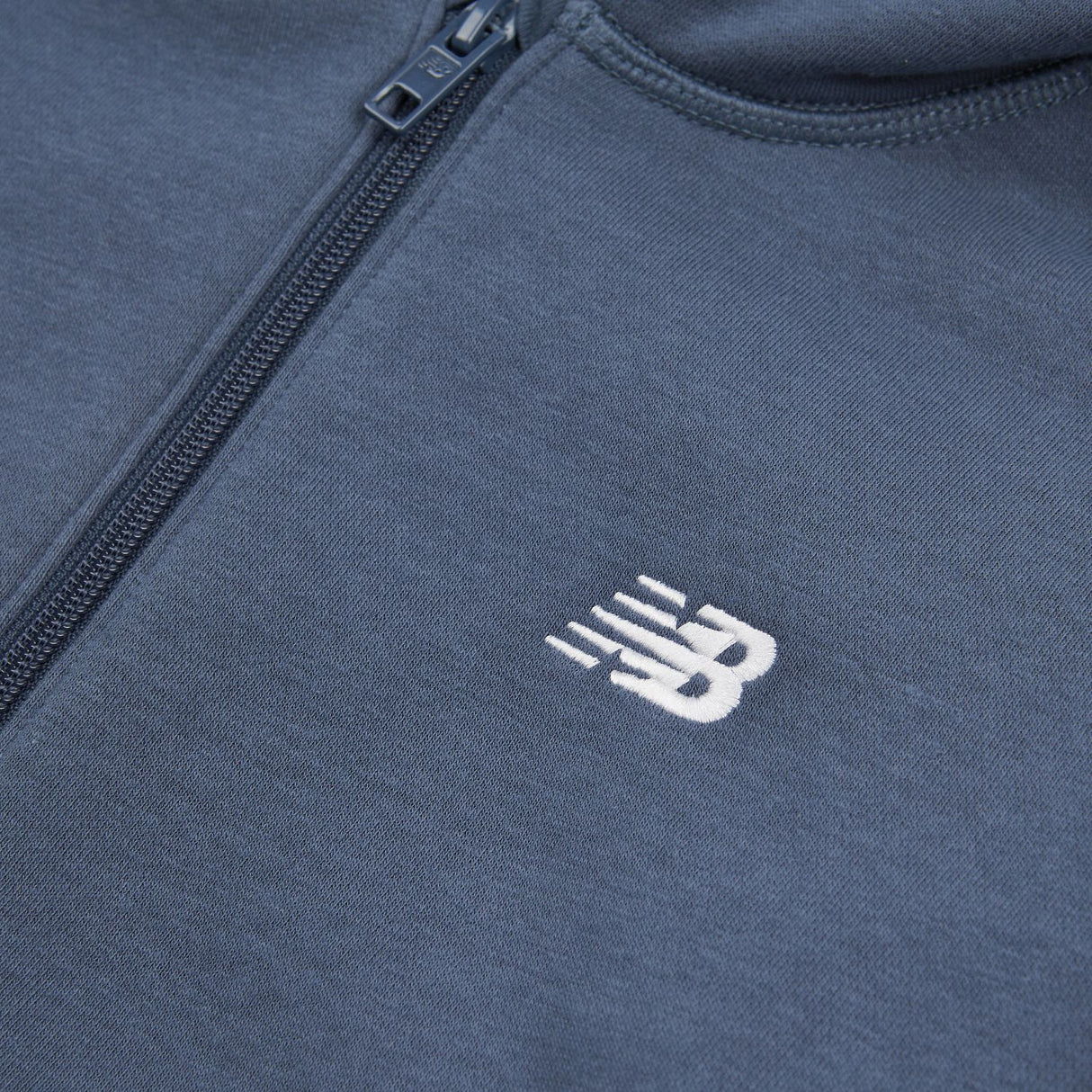 New Balance Youth Brush Back Small Logo Full Zip Hoodie-3