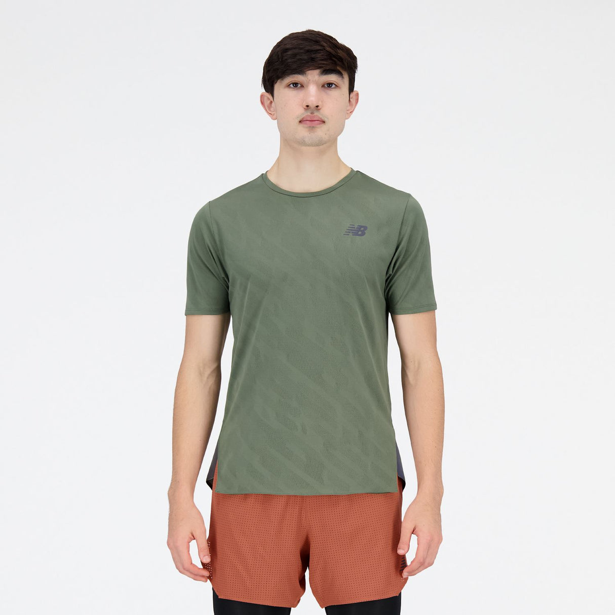 New Balance Men's Q Speed Jacquard Short Sleeve-1