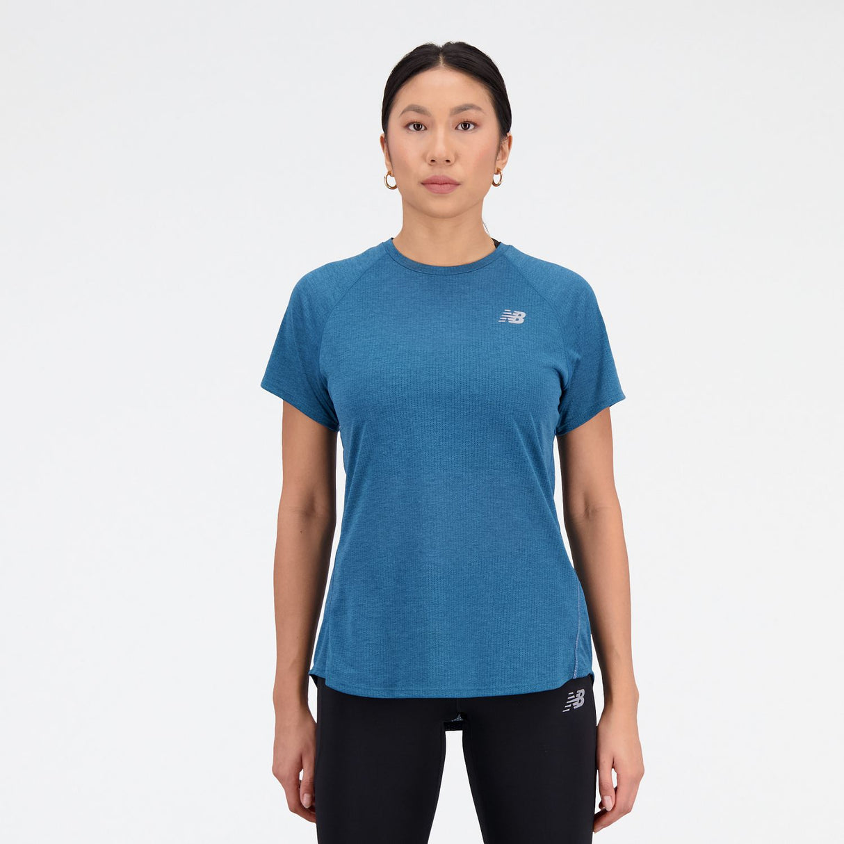 New Balance Women's Impact Run Short Sleeve-2