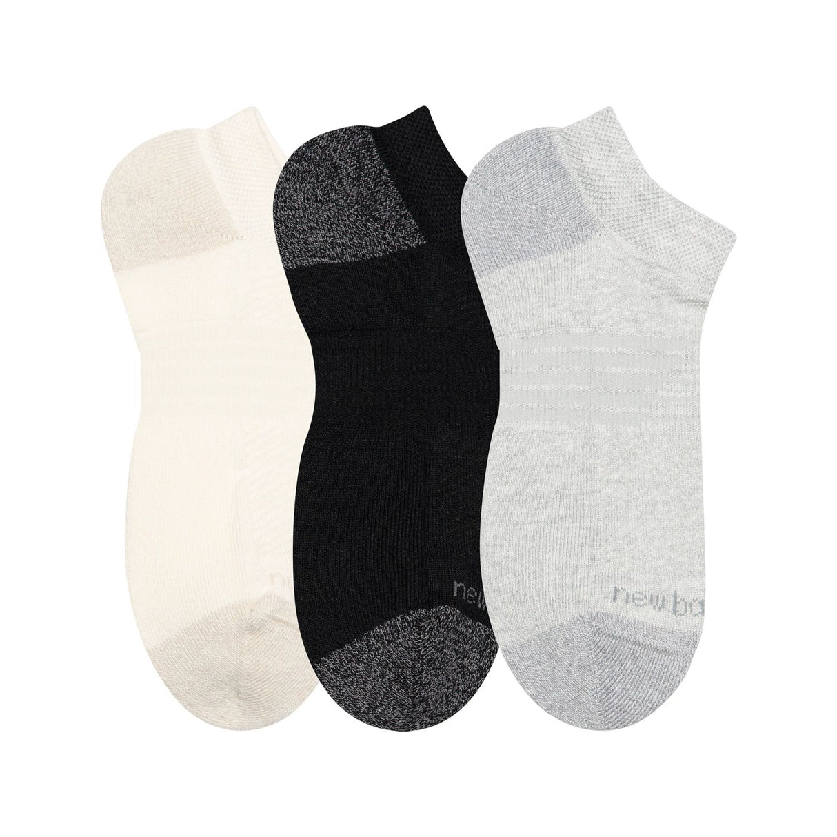New Balance Active No Show Socks (3 Pairs)-3