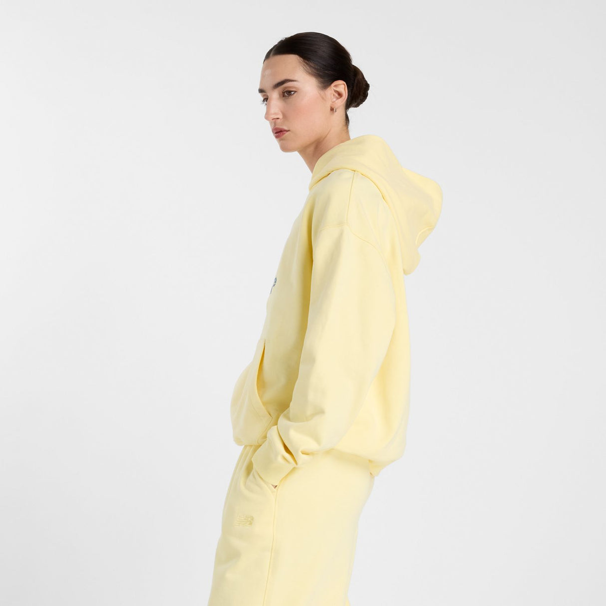 New Balance Women's Athletics French Terry Logo Hoodie-4