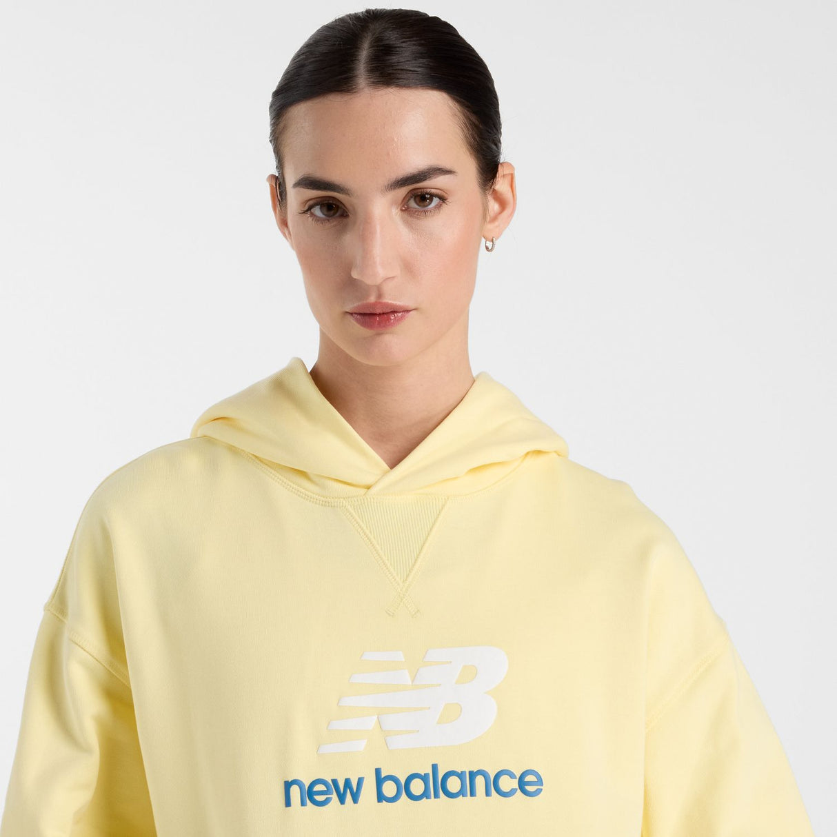 New Balance Women's Athletics French Terry Logo Hoodie-6