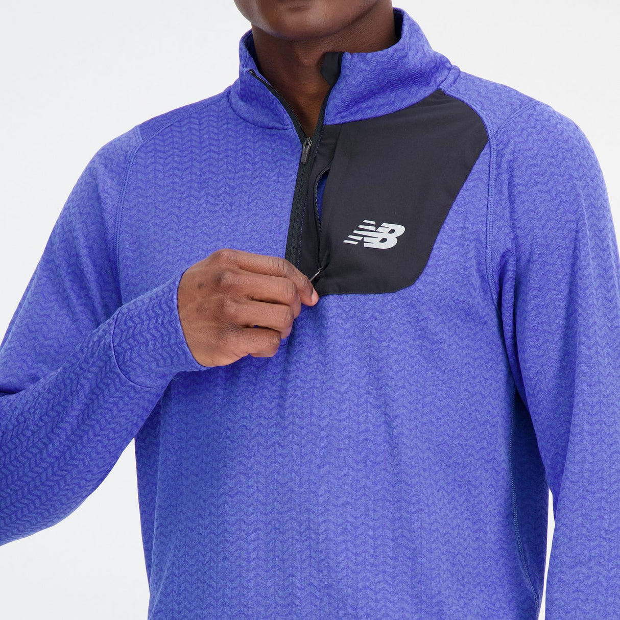 New Balance Men's Heat Grid Half Zip Shirt-6