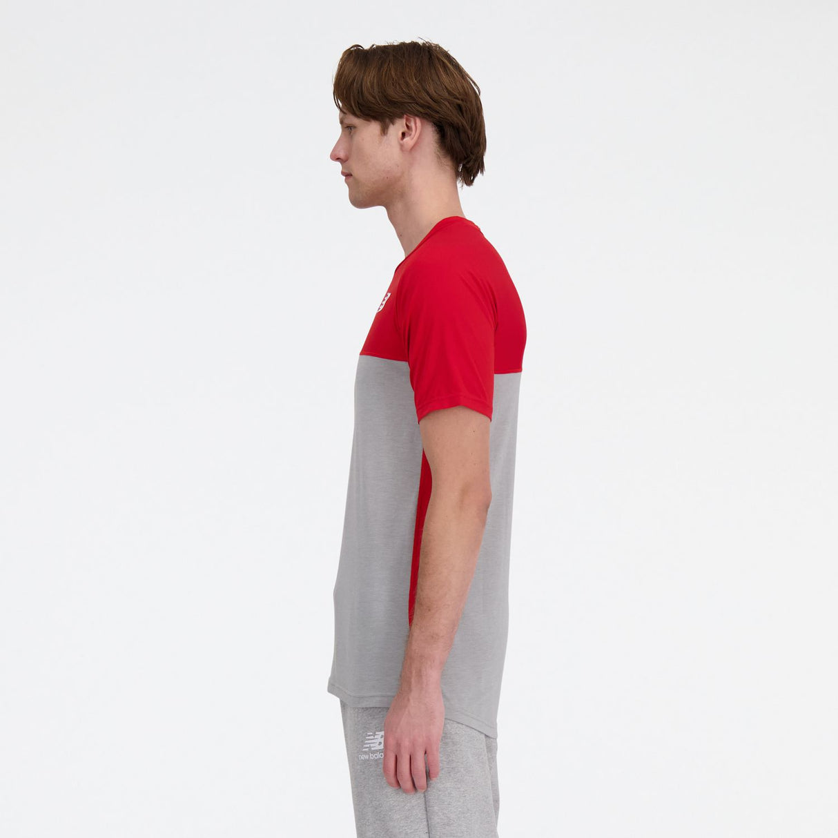 New Balance Men's SS Asym Baseball Top Left-2